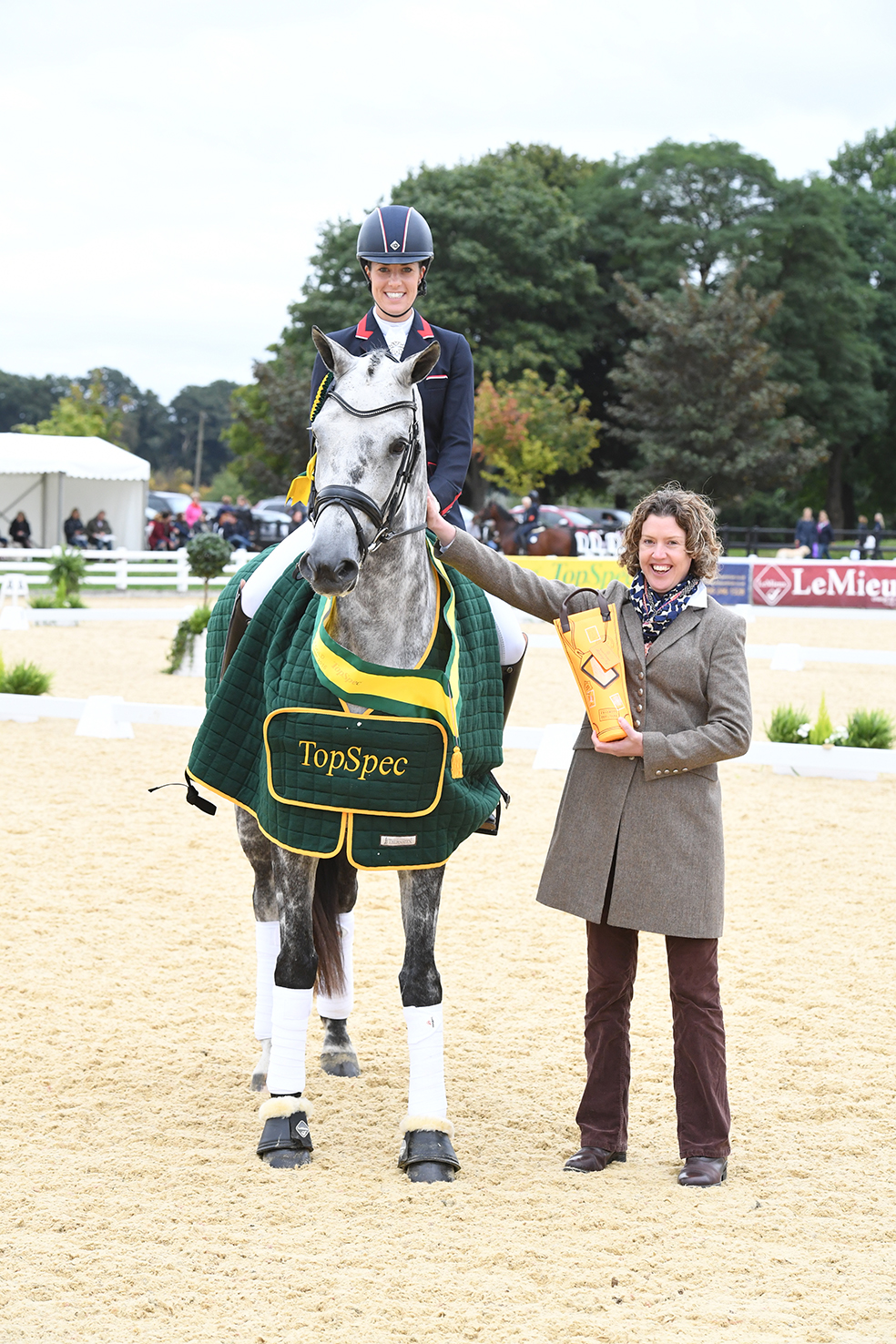 Charlotte Dujardin prize giving small