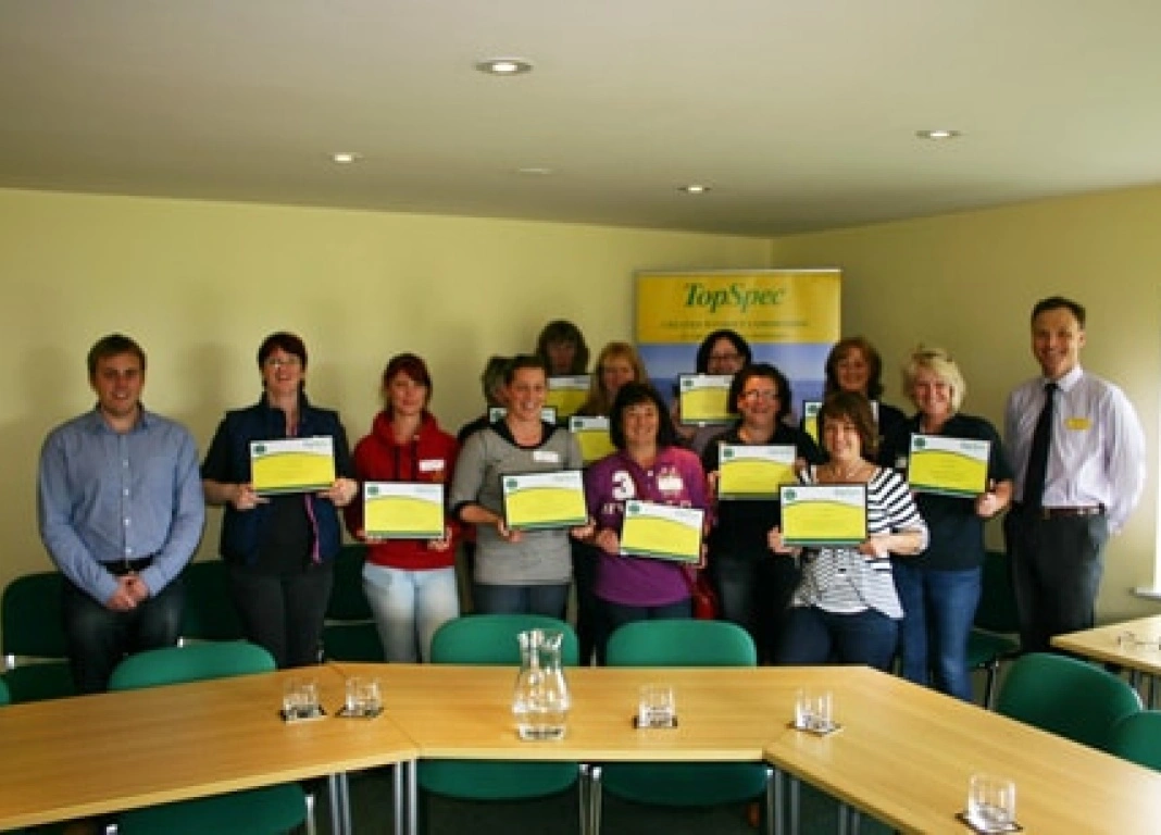 Retailer training at TopSpec