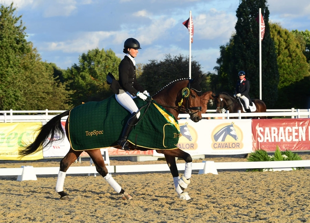 Nathalie Secures TopSpec Medium Silver at British Dressage National Championships