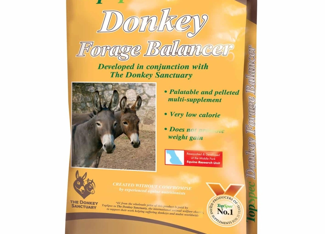 New TopSpec Donkey Forage Balancer to Aid Suffering Donkeys Worldwide