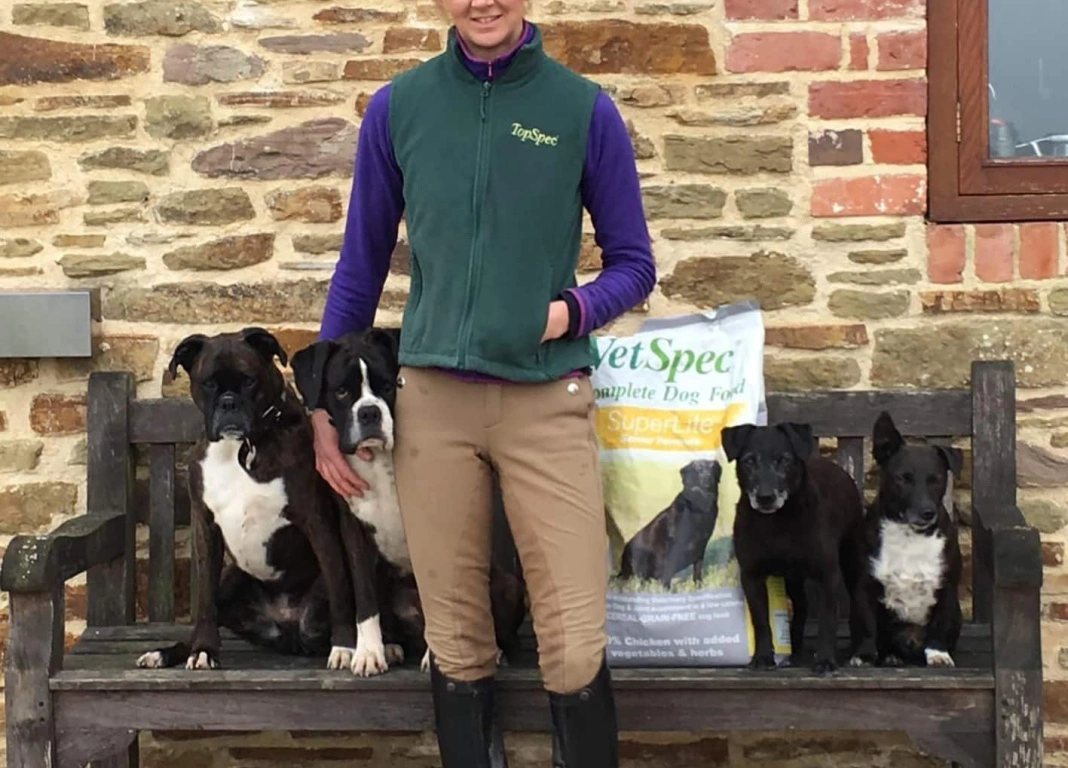 Dressage Rider’s Dogs Enjoy TopSpec’s Dog Food Range