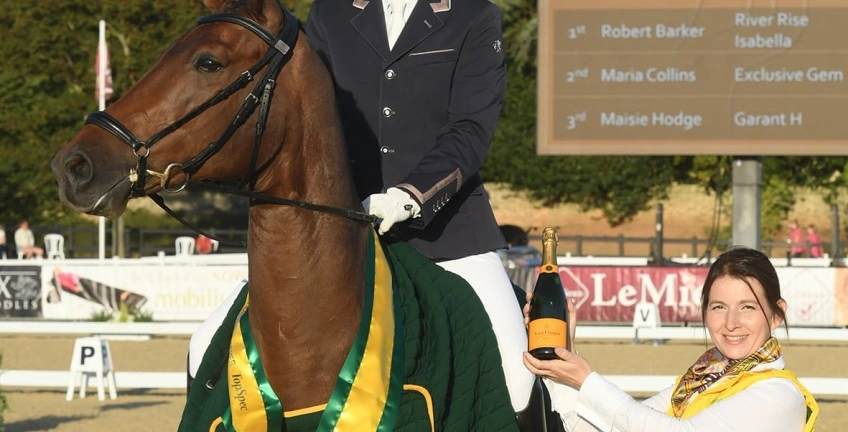 Third Title for Rob Barker in TopSpec Medium Silver at British Dressage National Championships