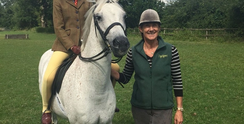 Millie Enjoys Lesson with Jayne Ross