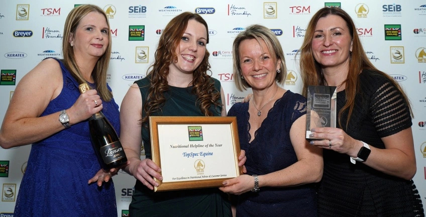 TopSpec Win Nutritional Helpline of the Year Award for Eleventh Time
