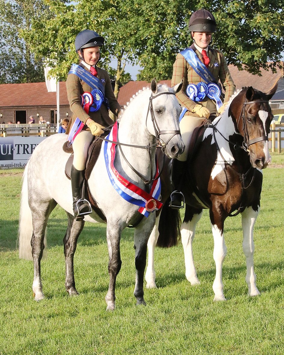 Beech Hall Ryan – Champion Otto – Reserve Champion TopSpec BSPS Supreme Working Hunter Pony RIHS ridden by Zara Weir owned by Shona Weir